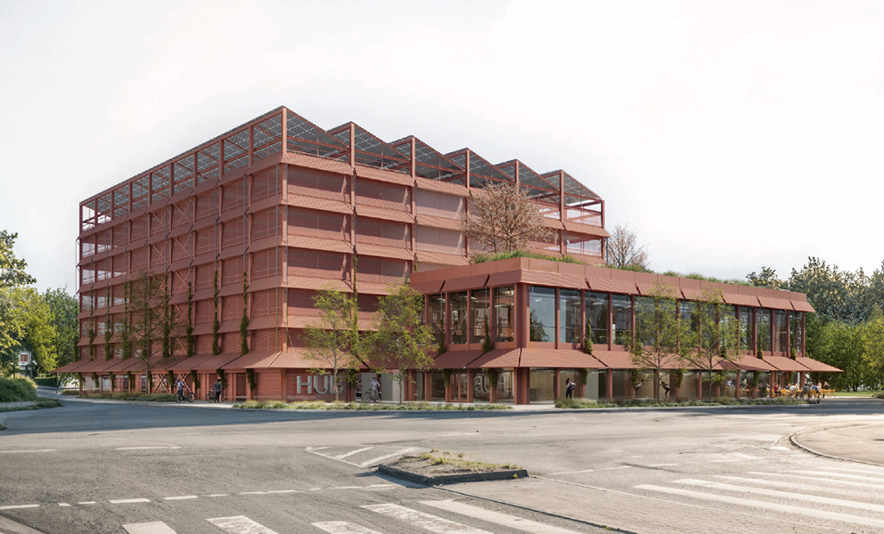 Visualisierung Mobility Hub Bergedorf-West